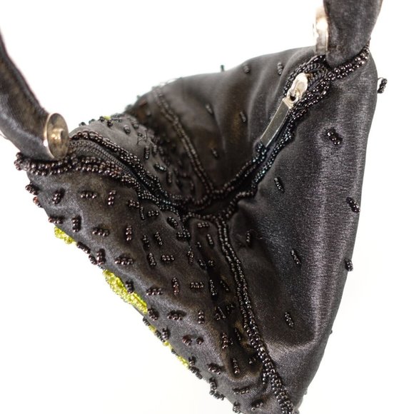 Bijoux Terner Purse Bag Evening Clutch Handbag Floral‎ Beaded Embroidered Beggar